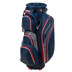 BagBoy 2023 Revolver XP Cart Bag -Hybrids Forcesgolf Shop bagboy revolver xp cart bag navy charcoal red itempicture