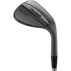 Cleveland RTX 6 ZipCore Black Satin Wedge -Hybrids Forcesgolf Shop cleveland rtx 6 zipcore black satin wedge flat itempicture