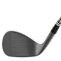 Cleveland RTX ZipCore Black Satin Wedge -Hybrids Forcesgolf Shop cleveland rtx zipcore black satin wedge face view 1