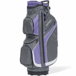 Datrek DG Lite II Cart Bag 19 Datrek DG Lite II Cart Bag -Hybrids Forcesgolf Shop datrek dg lite ii cart bag charcoal lavender white dots itempicture