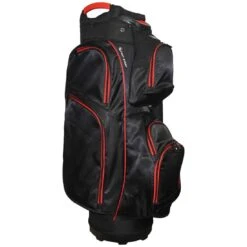 RJ Sports Mission Cart Bag -Hybrids Forcesgolf Shop rj sports mission cart bag black red left itempicture