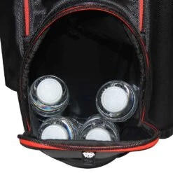 RJ Sports Mission Cart Bag -Hybrids Forcesgolf Shop rj sports mission cart bag black red pocket itempicture