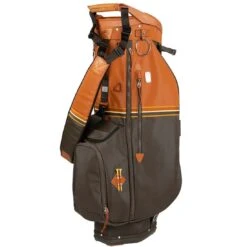 Sun Mountain Mid Stripe 4-Way Cart Bag -Hybrids Forcesgolf Shop sun mountain 2024 mid stripe cart bag cabin umber white itempicture