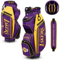 Team Effort NBA Bucket III Cooler Cart Bag -Hybrids Forcesgolf Shop team effort nba bucket 3 cooler cart bag los angeles lakers itempicture
