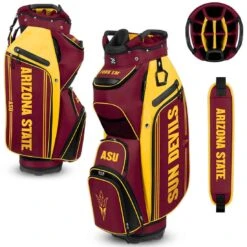 Team Effort NCAA Bucket III Cooler Cart Bag -Hybrids Forcesgolf Shop team effort ncaa bucket 3 cooler cart bag arizona state sun devils itempicture