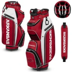Team Effort NCAA Bucket III Cooler Cart Bag -Hybrids Forcesgolf Shop team effort ncaa bucket 3 cooler cart bag arkansas razorbacks itempicture