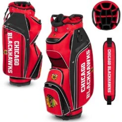 Team Effort NHL Bucket III Cooler Cart Bag -Hybrids Forcesgolf Shop team effort nhl bucket 3 cooler cart bag chicago blackhawks itempicture
