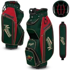 Team Effort NHL Bucket III Cooler Cart Bag -Hybrids Forcesgolf Shop team effort nhl bucket 3 cooler cart bag minnesota wild itempicture