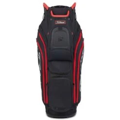Titleist Cart 15 Cart Bag -Hybrids Forcesgolf Shop titleist 2022 cart 15 cart bag black black red back itempicture 1