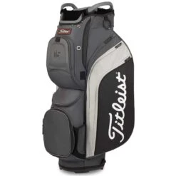 Titleist Cart 15 Cart Bag -Hybrids Forcesgolf Shop titleist 2022 cart 15 cart bag charcoal black grey itempicture