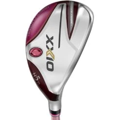 XXIO Women's 12 10-Piece Bordeaux Complete Set -Hybrids Forcesgolf Shop xxio womens 12 bordeaux hybrid hero itempicture