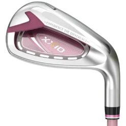 XXIO Women's 12 10-Piece Bordeaux Complete Set -Hybrids Forcesgolf Shop xxio womens 12 bordeaux irons hero itempicture